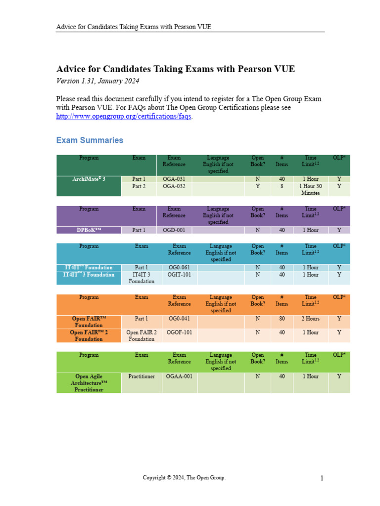 Pearson VUE Exam Candidate Advice | PDF | Computing
