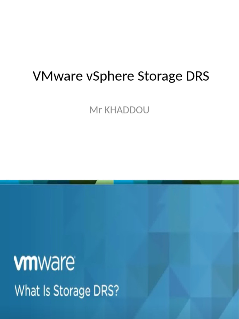 Stockage DRS | PDF