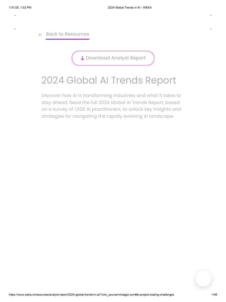 2024 AI Trends and Insights Report | PDF | Artificial Intelligence ...