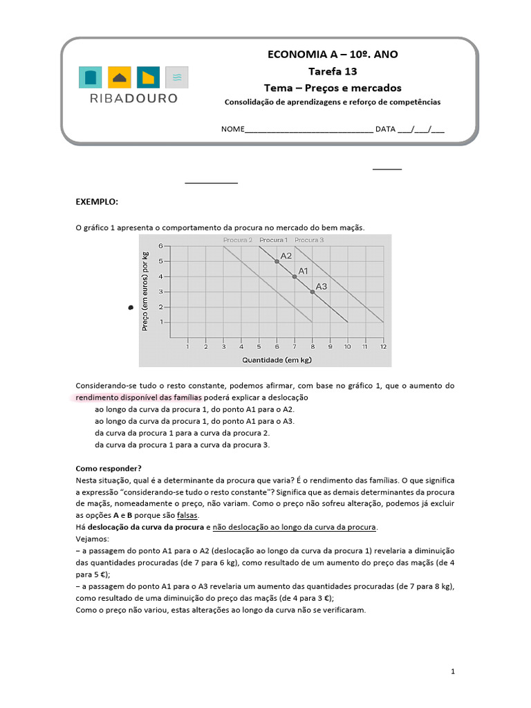 Curvas de Oferta e Demanda em Economia | PDF | Equilíbrio econômico ...