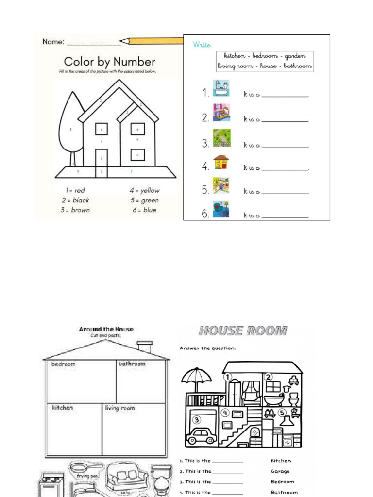 Rooms - 1st Grade | PDF