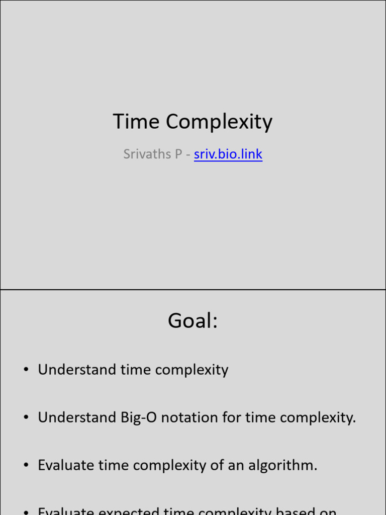 Time Complexity | PDF | Time Complexity | Multiplication