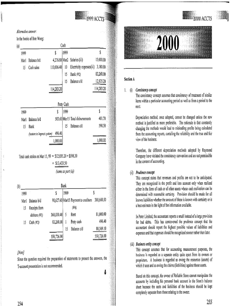 HKDSE BAFS-2000-2010 (10years) - Ans For Past Paper | PDF
