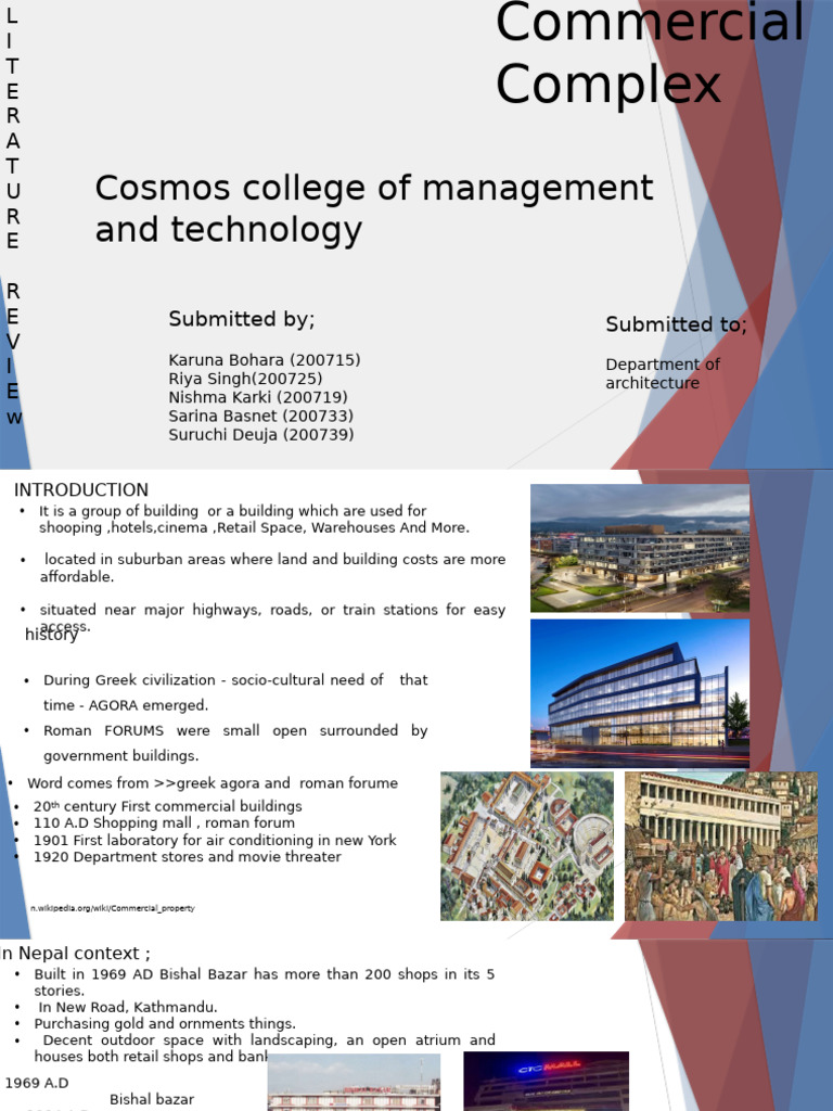 Commercial Complex Design Overview | PDF | Stairs | Architectural Elements