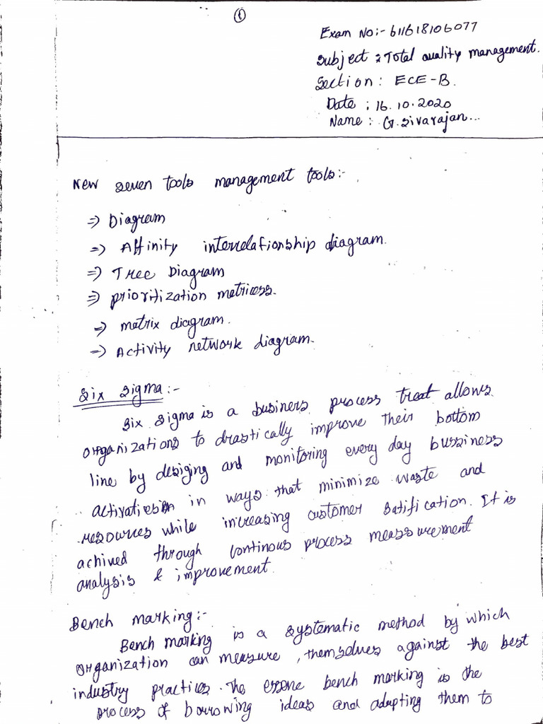 Total Quality Management | PDF