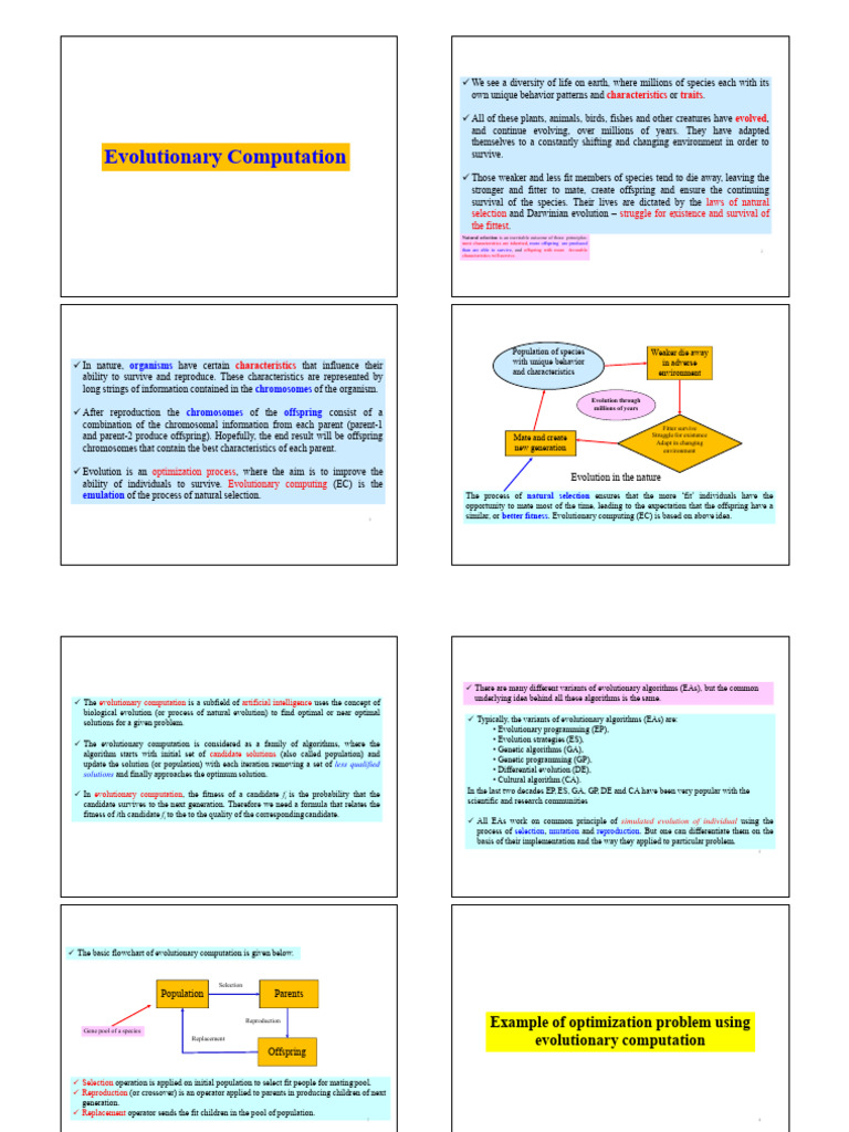 Understanding Evolutionary Computation | PDF | Dna | Rna