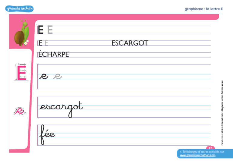 P 3485 GS GRAPHISME Lettre E | PDF