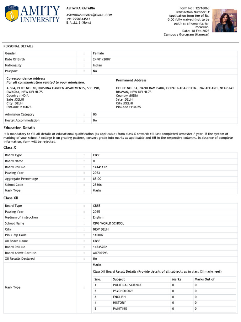HigherEdu FormPreview 6AB823BD 11FD 4D1E 8965 E43CE9D00077 | PDF