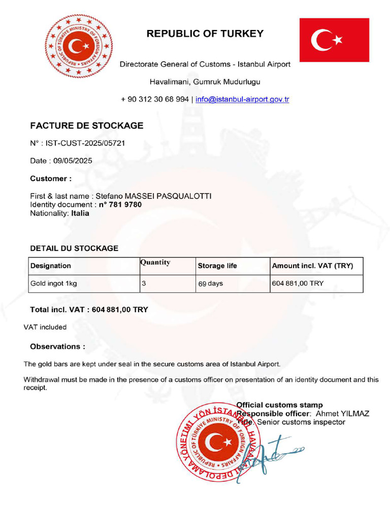 Invoice No Ist Cust 2 | PDF