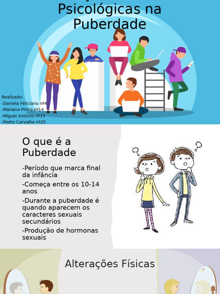 Alterações Físicas e Psicológicas Na Puberdade | PDF | Puberdade ...
