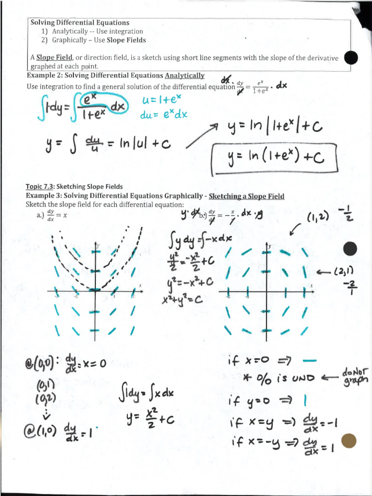 7.3+Notes+-+Complete | PDF