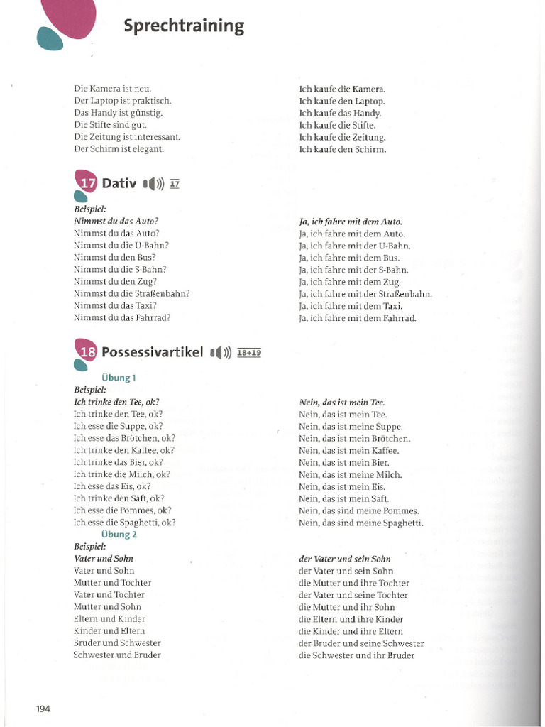 Grammatik Aktiv A1 B1 Pages 94 | PDF