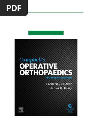 Download Campbell's Orthopaedics 14th Ed. | PDF