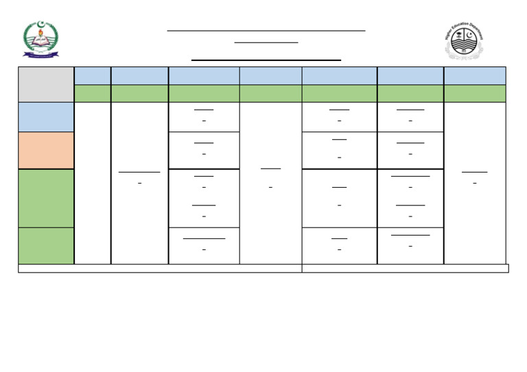 Summer Camp Timetable 2025 | PDF