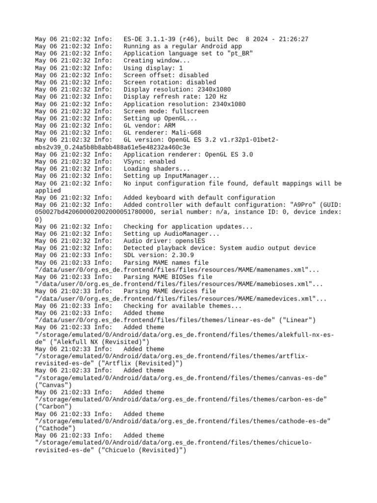 Es Log | PDF | Computer Architecture | Computing Platforms