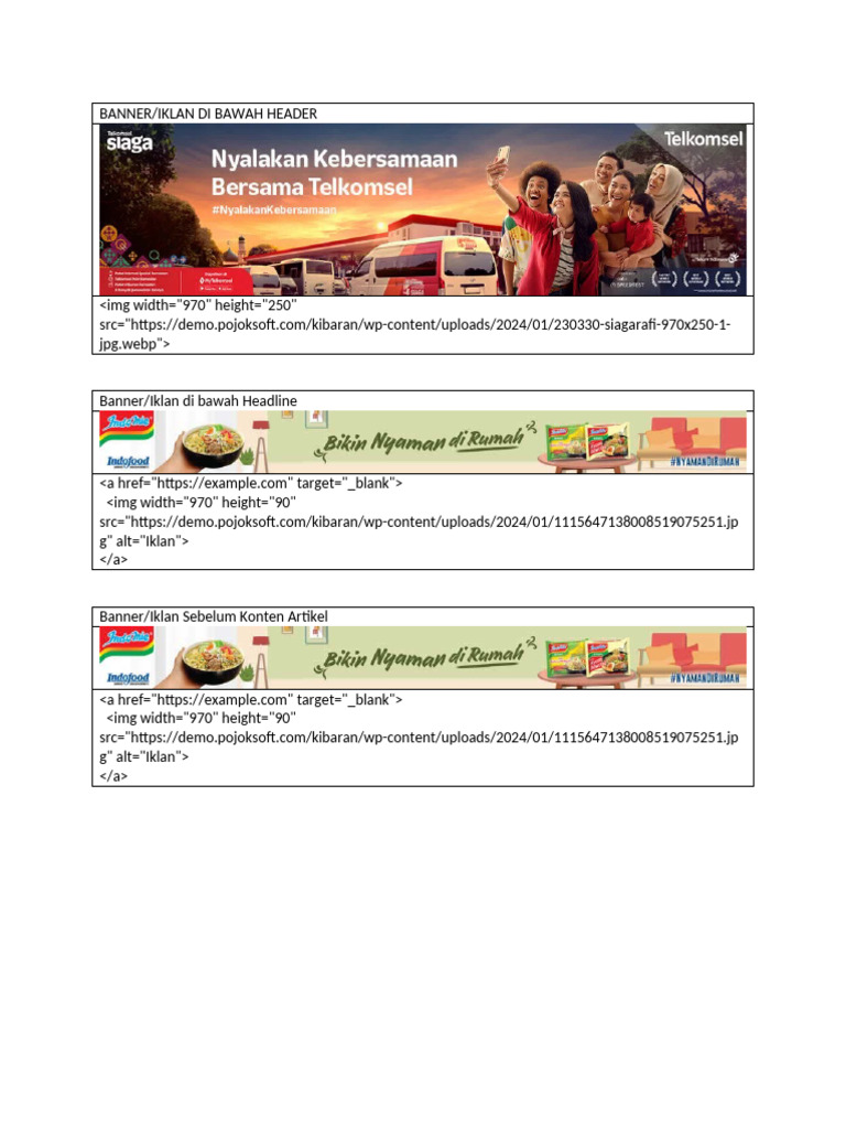 Banner Iklan | PDF