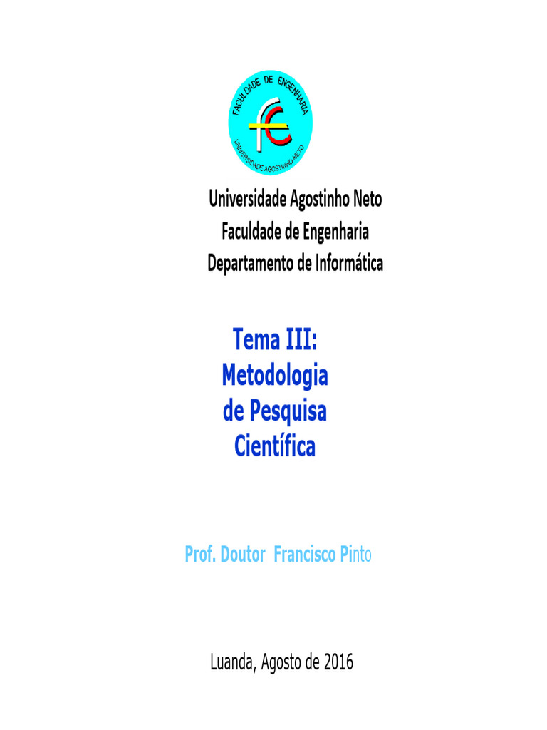 Metodologia de Pesquisa Científica | PDF | Método científico | Science