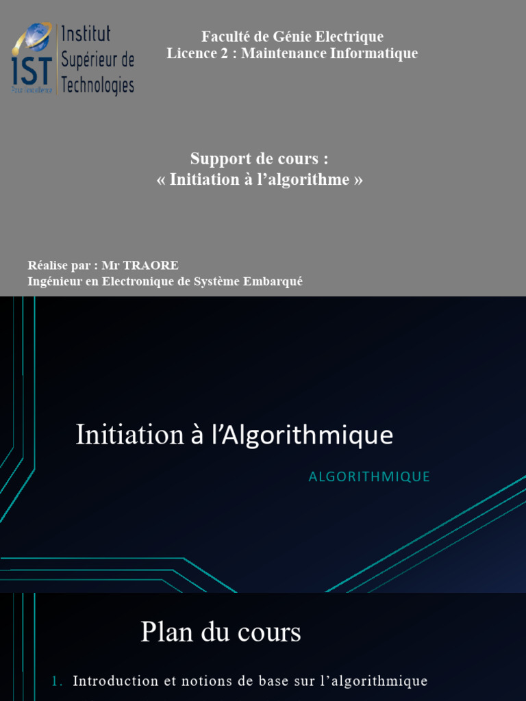 Introduction à l'Algorithmique C | PDF | Programme informatique ...