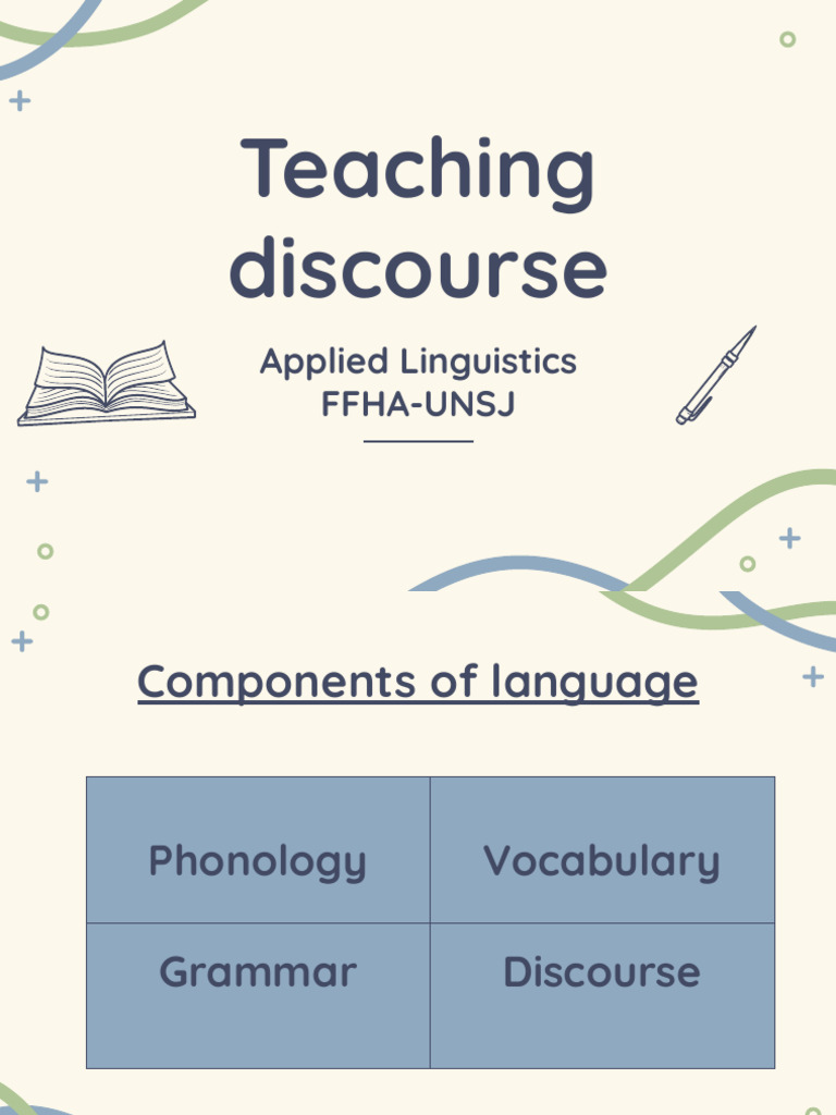 Understanding Discourse in Language Teaching | PDF