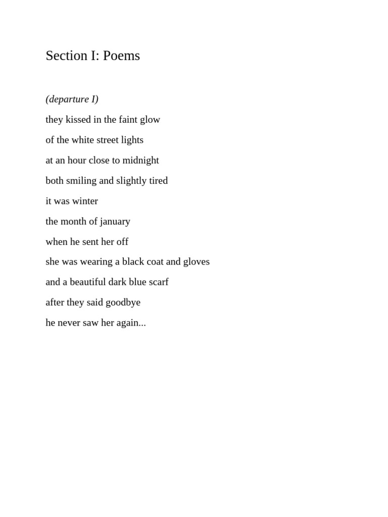 Poems and The Rest (Initial) | PDF