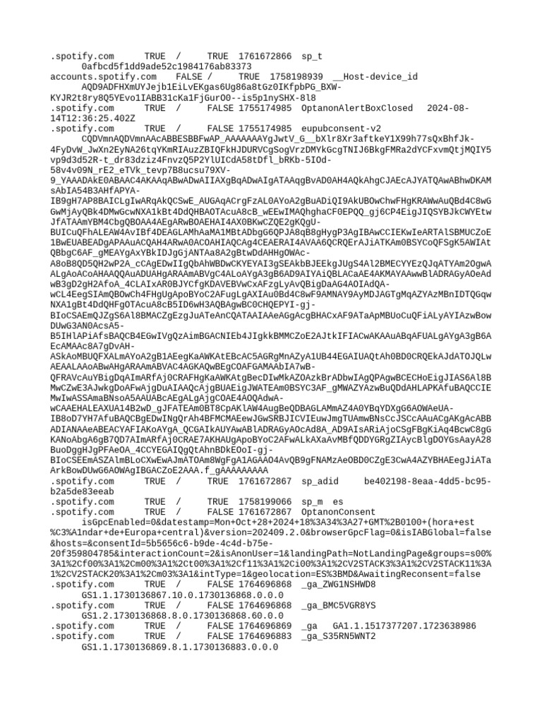 Spotify Cookie Consent Management | PDF