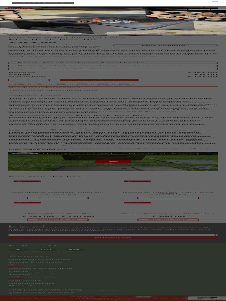 Flat Pack Fire Pit, Firepits UK, Quality Firepits, Outdoor Fire Pit ...