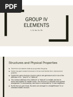 Group 4 Elements: Properties and Trends | PDF | Science & Mathematics