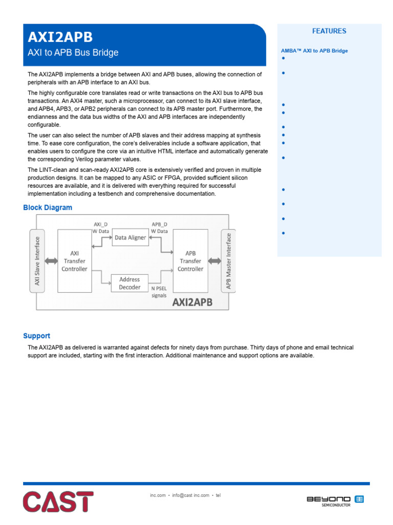 AXI to APB Bridge Overview | PDF | Field Programmable Gate Array ...