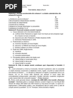 TEST REVOLUTIA GLORIOASA SI CONSTITUIREA SUA CLS X