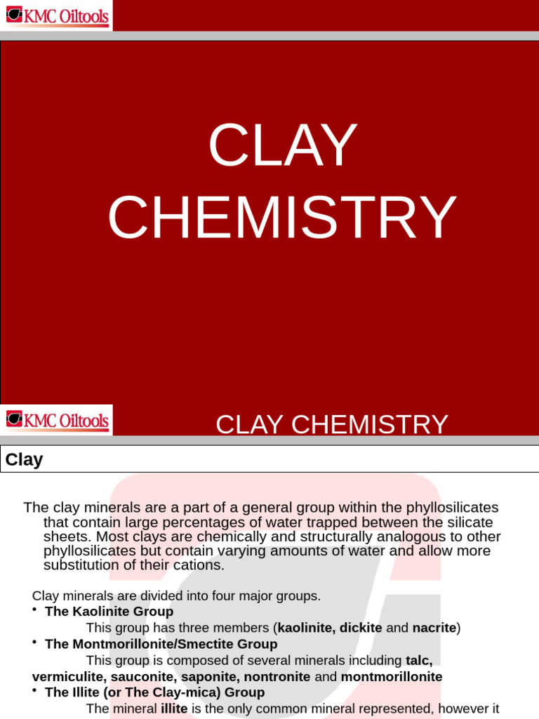 Clay Chemistry and Composition Overview | PDF | Clay | Minerals