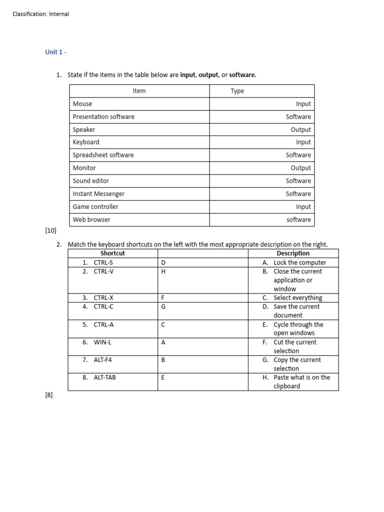 Software and Keyboard Shortcuts Guide | PDF | Computer Science | Computing