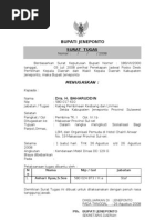 Download Surat Tugas Kop Bupati Dan Wakil Bupati Tahun 2008 by ashariilyas SN86031140 doc pdf