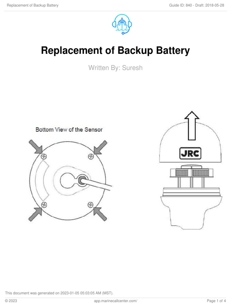 Backup Battery Replacement Guide | PDF | Electrical Connector | Electricity