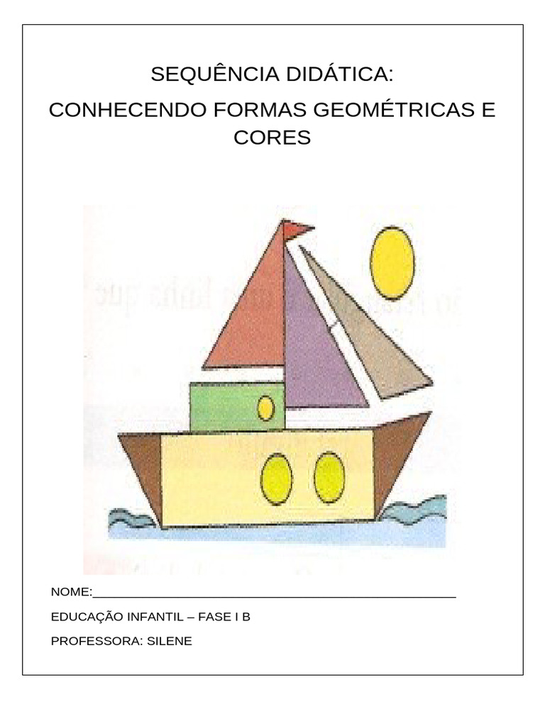 Atividades de Formas e Cores na Educação Infantil | PDF | Cor | Vermelho