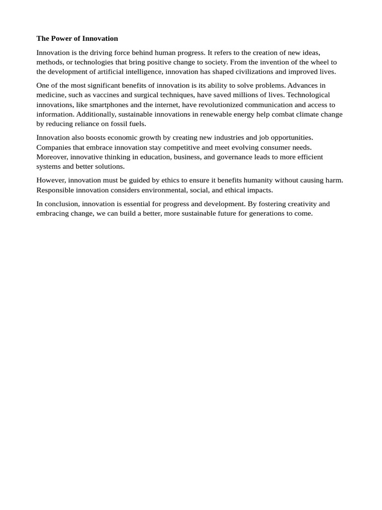 The Power of Innovation PDF