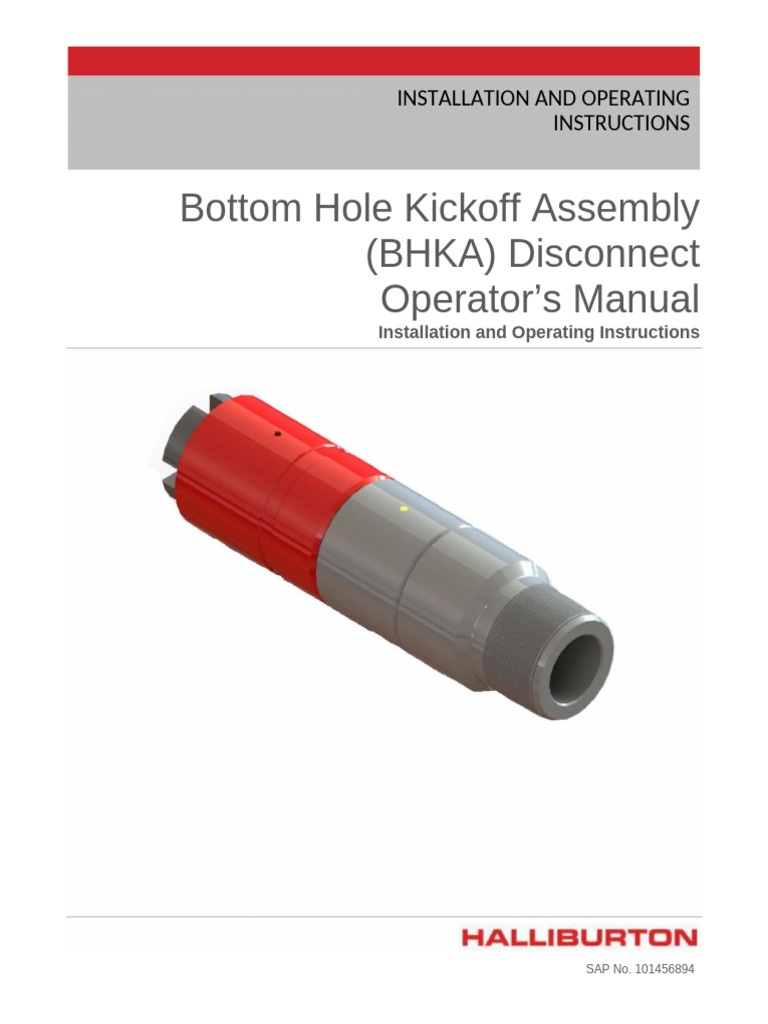 BHKA Disconnect Installation Guide | PDF | Pipe (Fluid Conveyance ...