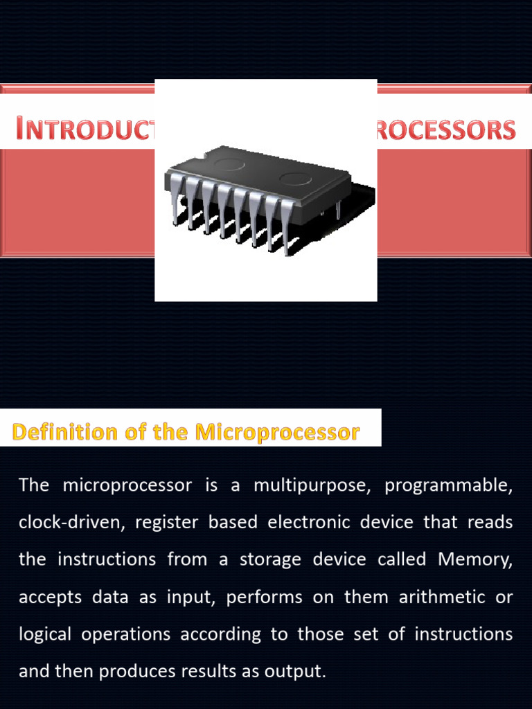 Understanding Microprocessor Functions | PDF | Central Processing Unit ...
