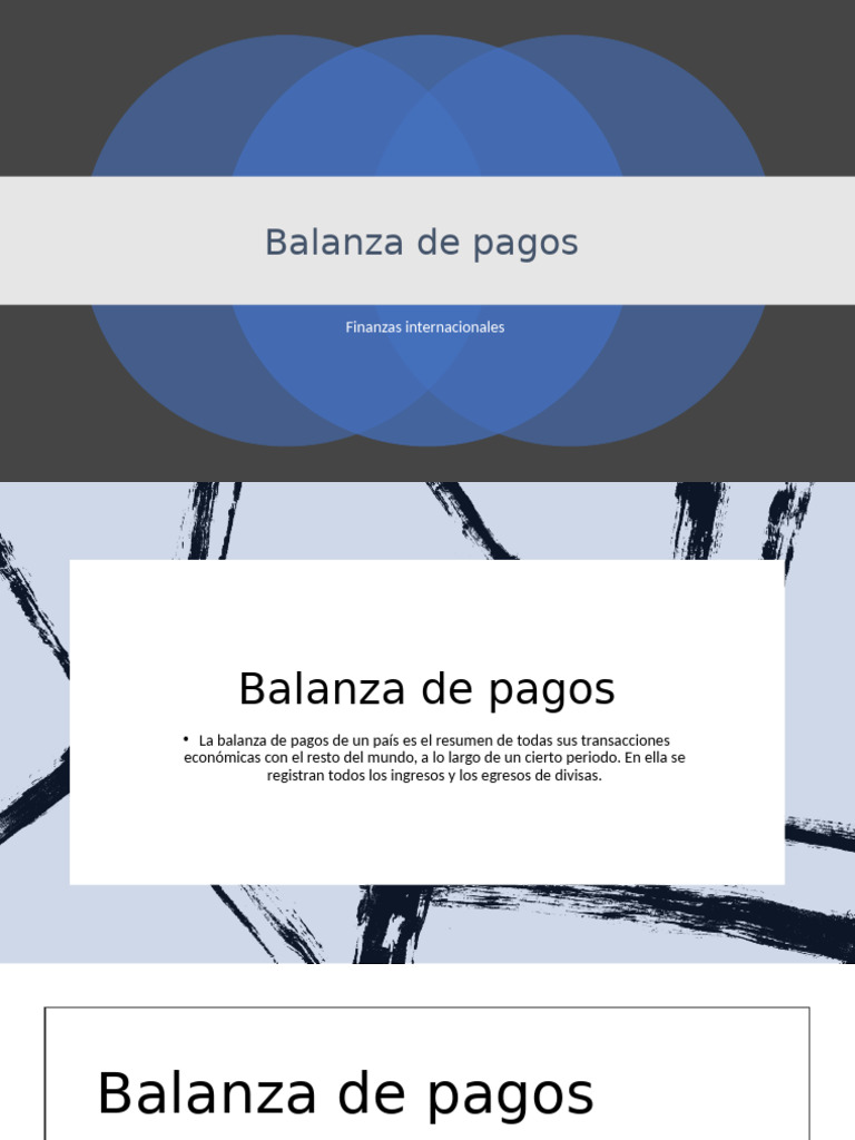 Análisis de la Balanza de Pagos | PDF | Balance presupuestario del ...