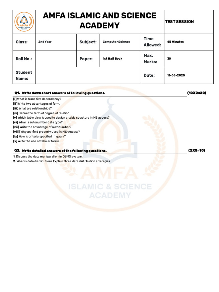 Custom Paper - Computer Science | PDF