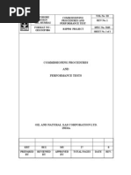 ONGC Commissioning Procedures