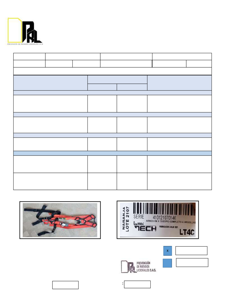 Arnés LINKTECH 146 | PDF