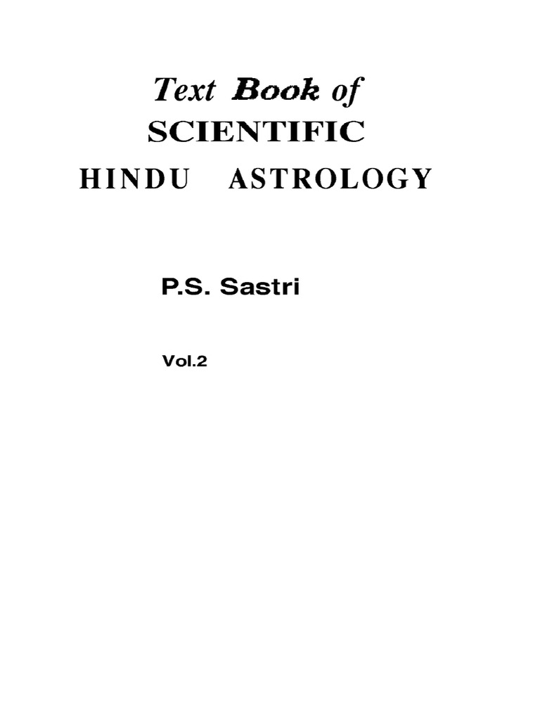 Scientific Hindu Astrology Insights | PDF | Hindu Astrology | Astrology