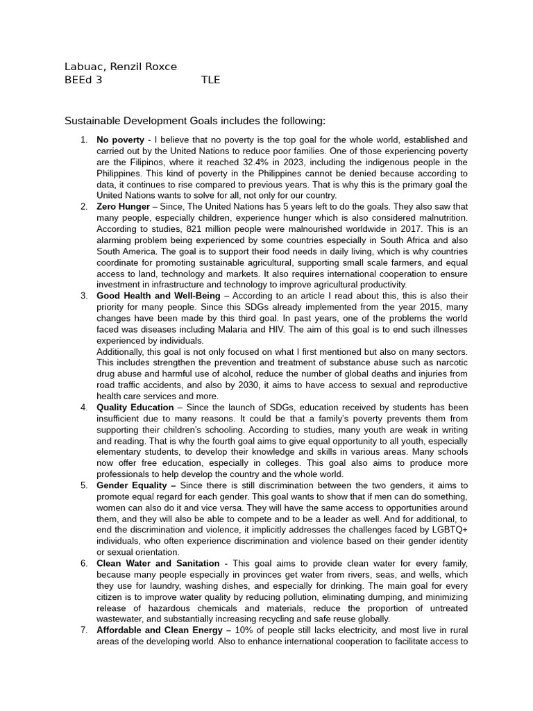 Sustainable Development Goals | PDF | Sustainable Energy | Infrastructure