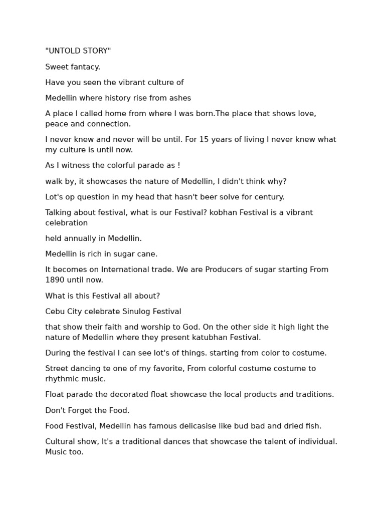 Untold Story PDF