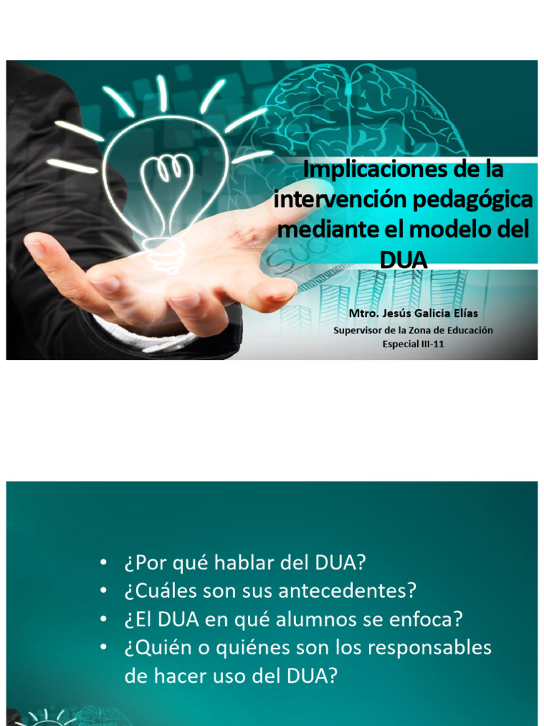 Intervención Pedagógica con DUA | PDF | Aprendizaje | Plan de estudios