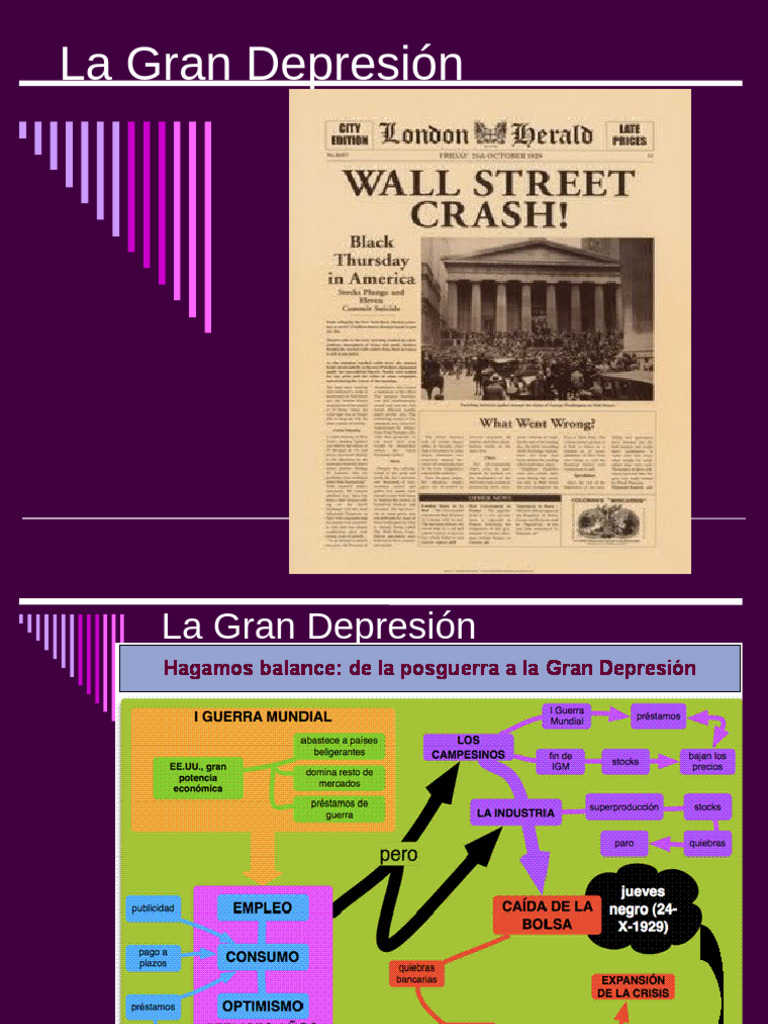 Efectos de la Gran Depresión 1929 | PDF