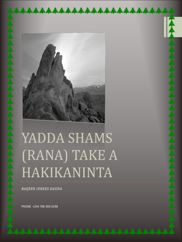 Yadda Rana Take A Hakikaninta | PDF