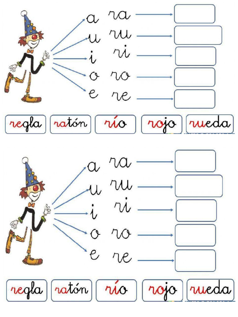 Conociendo La Letra R | PDF