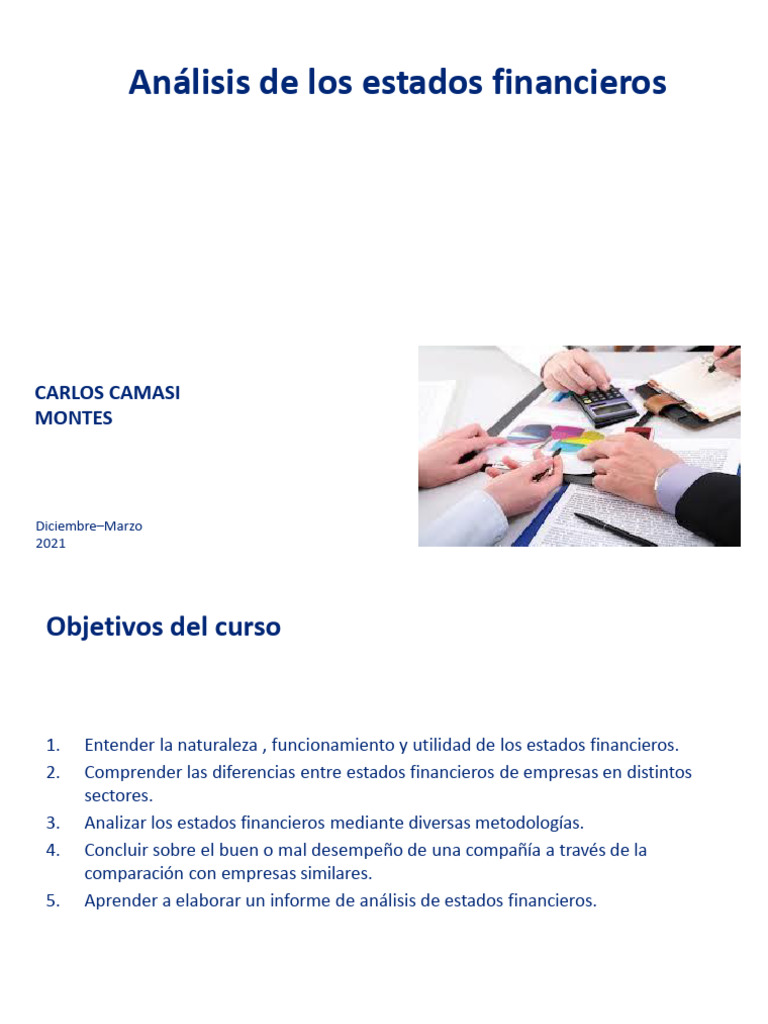 Análisis de Estados Financieros 2021 | PDF | Estado financiero ...