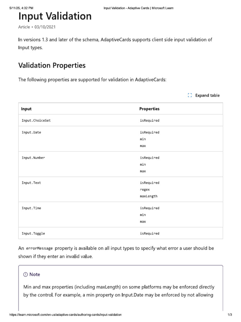 Input Validation | PDF